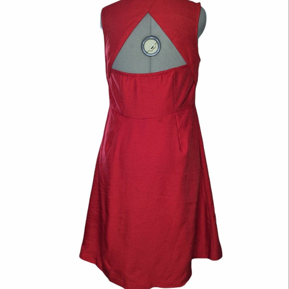 Women's Nwt The Limited Outback Red Cut Out Sleeveless Swing Dress, Size 12 — image 3 of 8